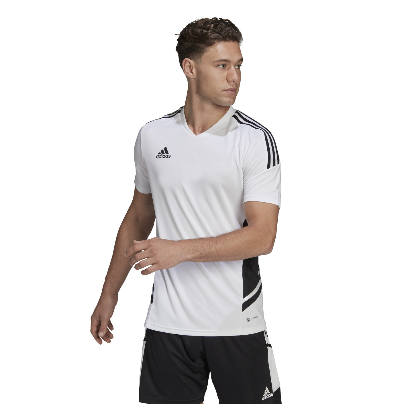 adidas Condivo 22 Voetbalshirt Wit Zwart