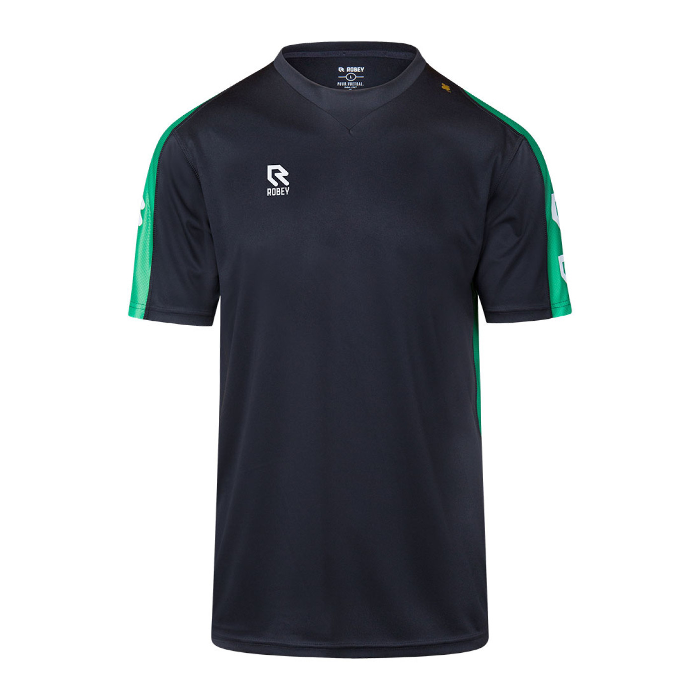 Robey Performance Trainingsshirt Kids Zwart Groen