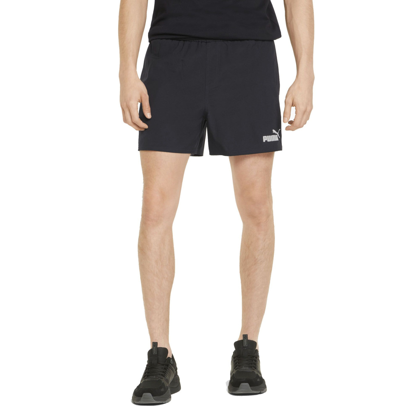 PUMA Essentials+ Tape Fleece Short Woven Noir