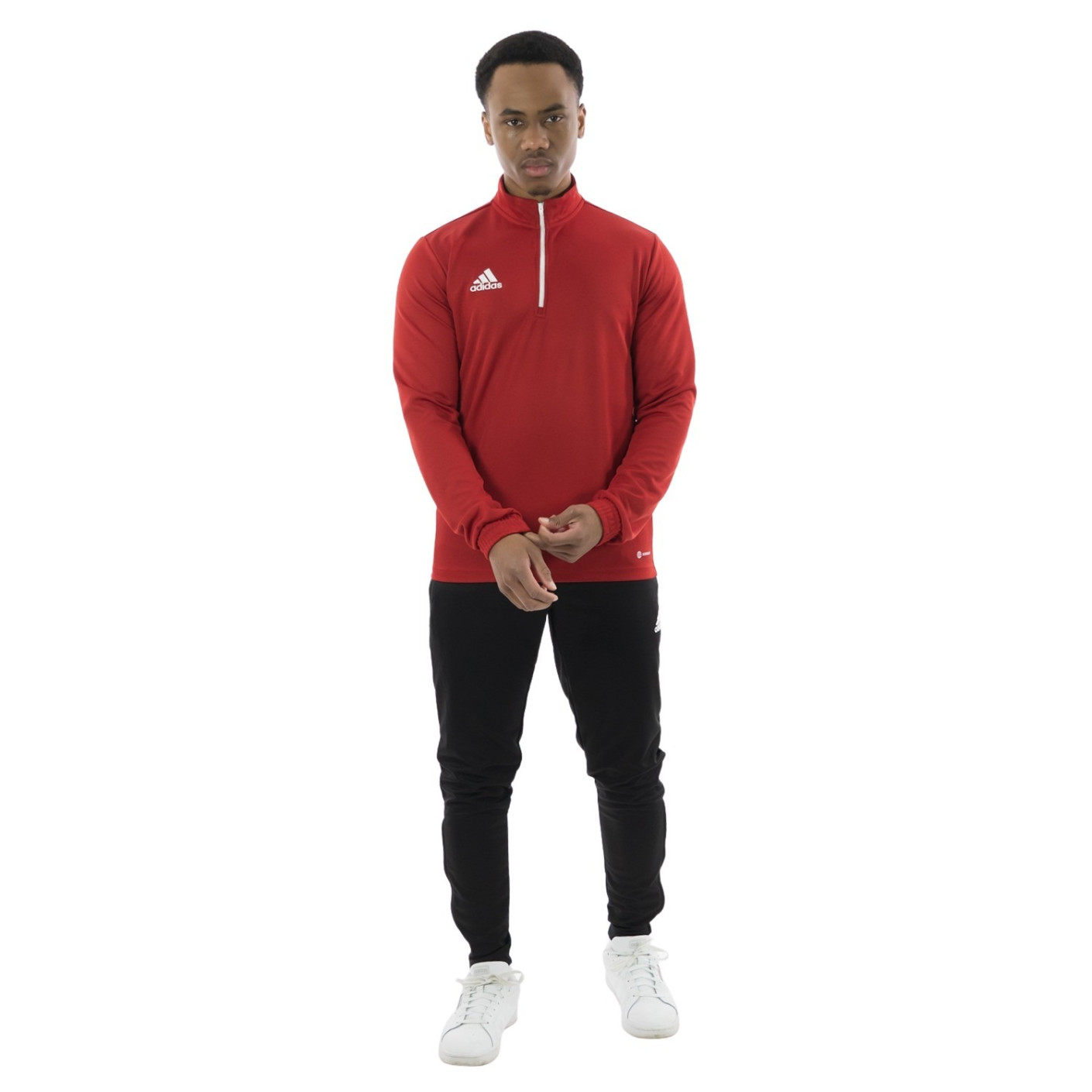 adidas Entrada 22 Survêtement Rouge Noir Blanc