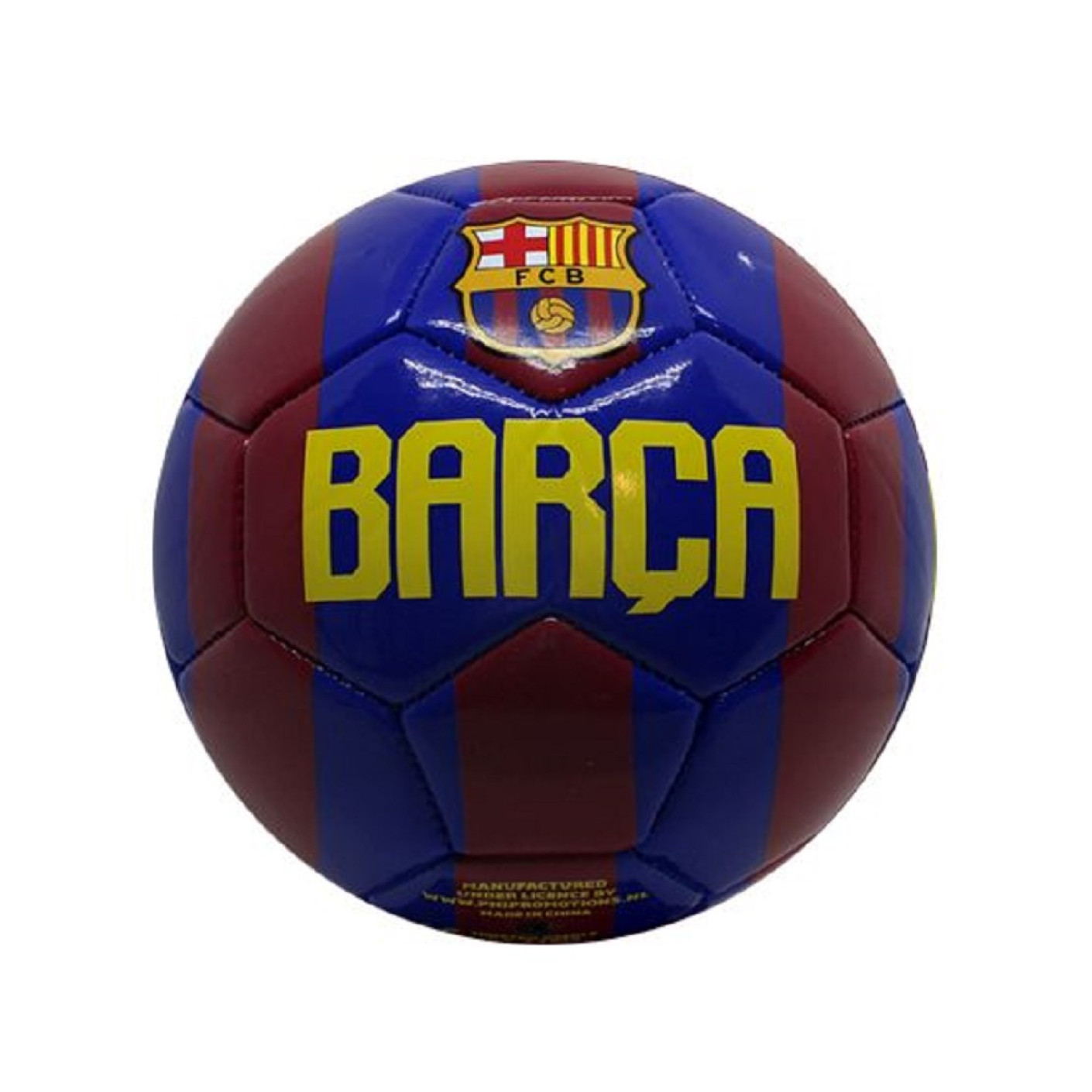 Minibal FC Barcelona Blauw Rood Geel