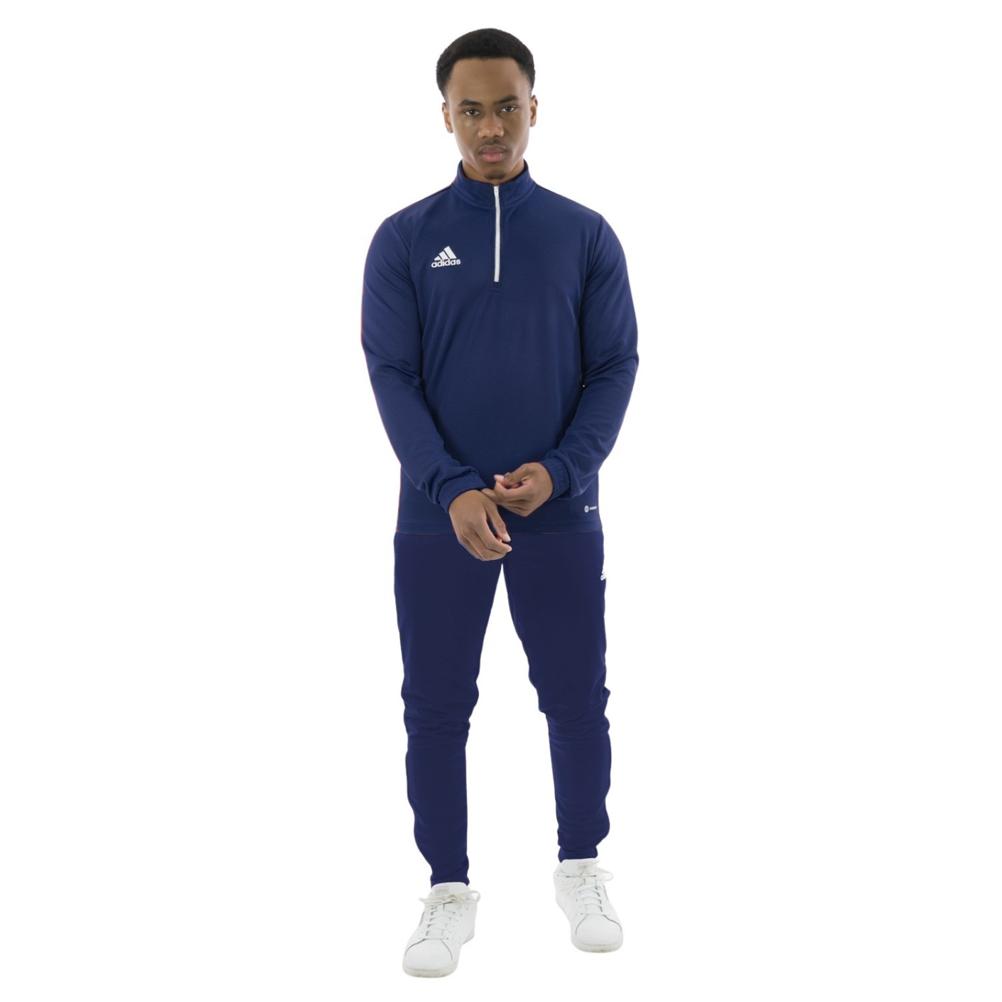 adidas Entrada 22 Survêtement Bleu Foncé Blanc