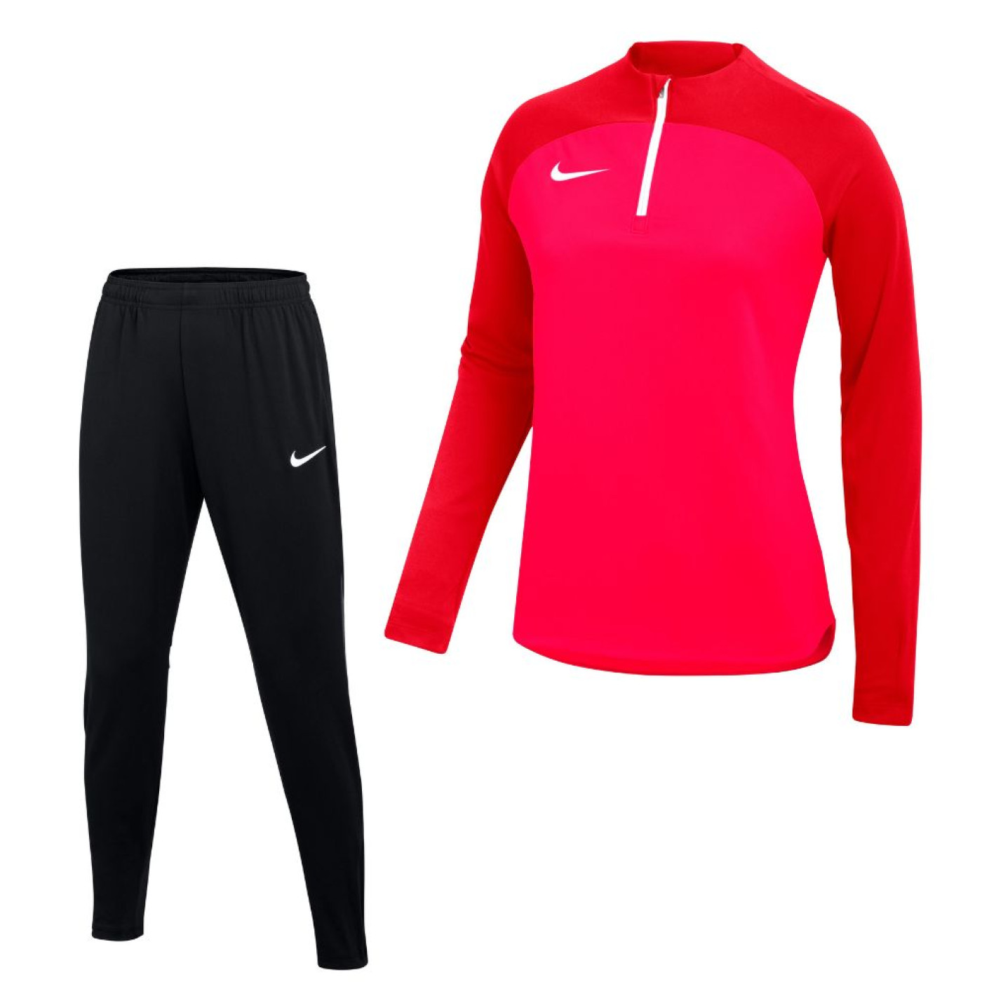 Survêtement Nike Academy Pro pour femme rouge foncé noir
