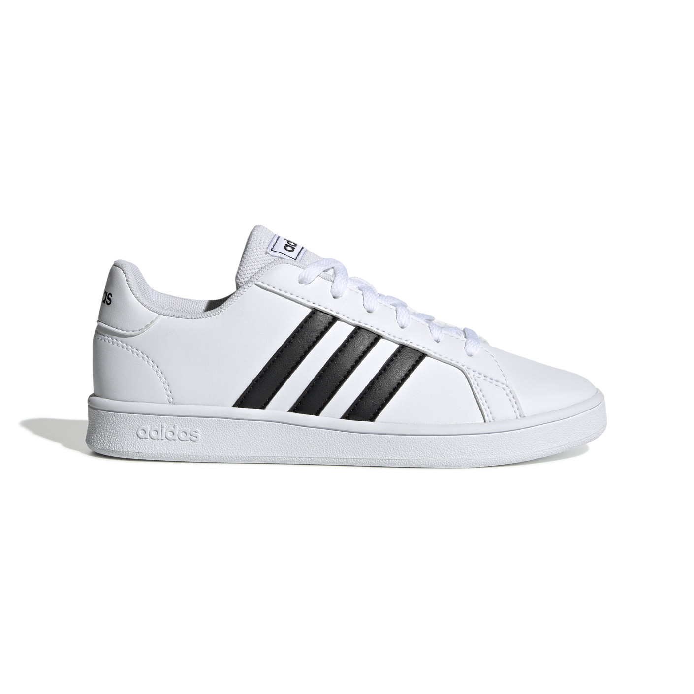 adidas Grand Court Baskets Enfants Blanc Noir