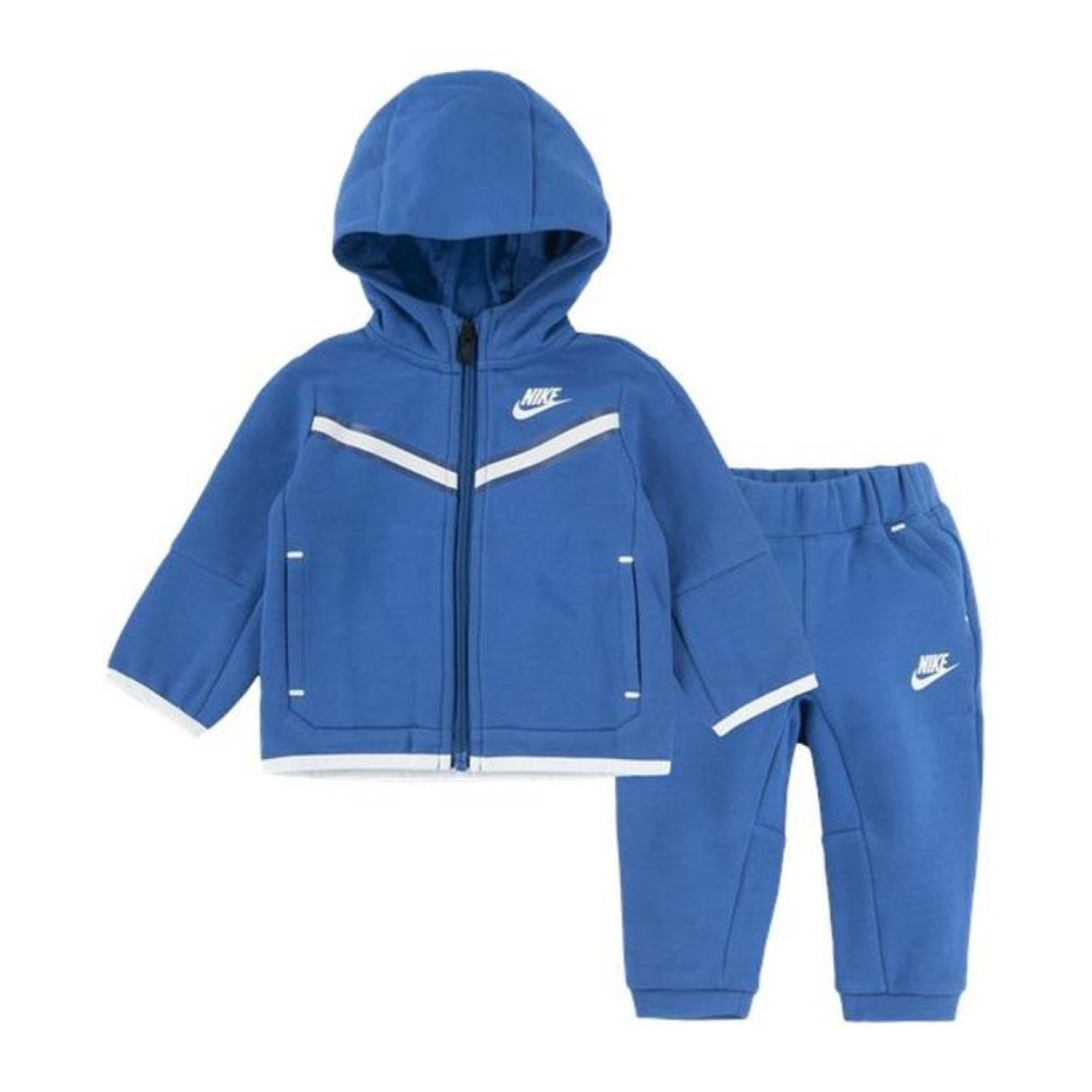 Nike Tech Fleece Survêtement Tout-Petits Bleu Blanc