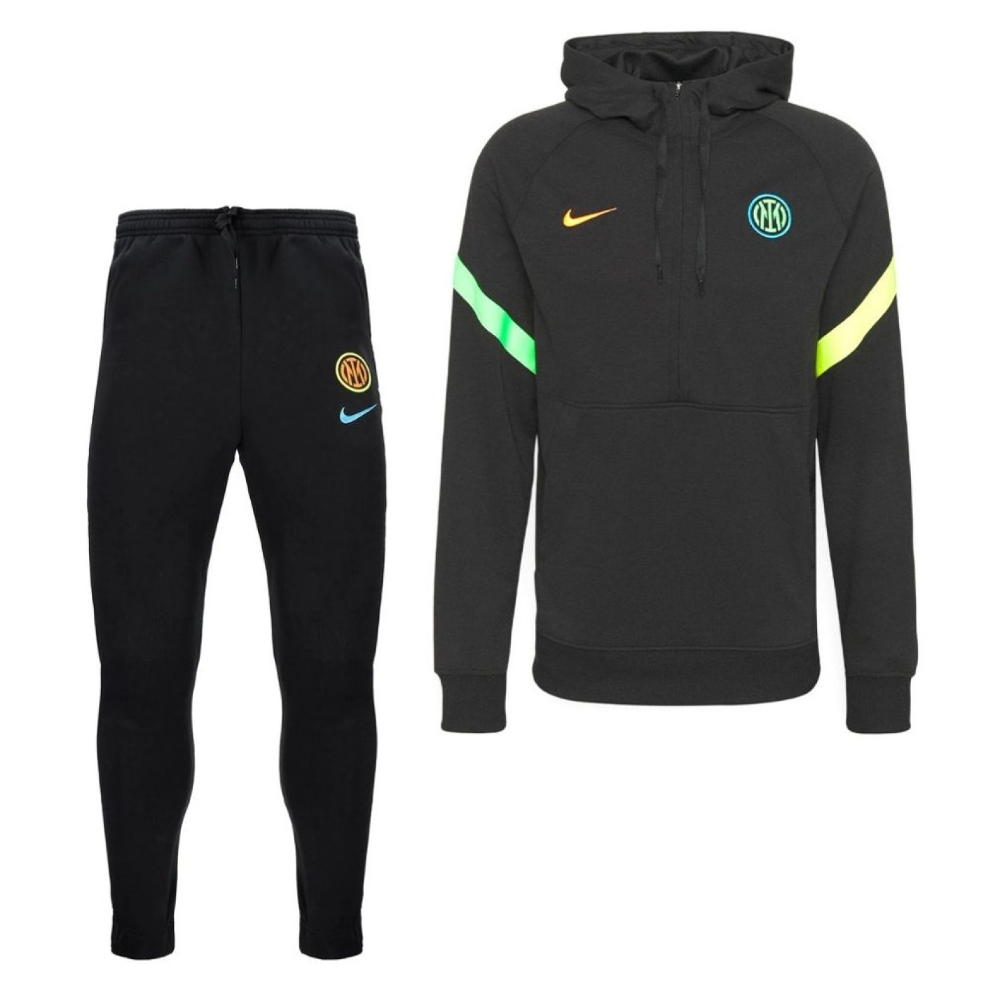 Survetement nike discount noir et orange
