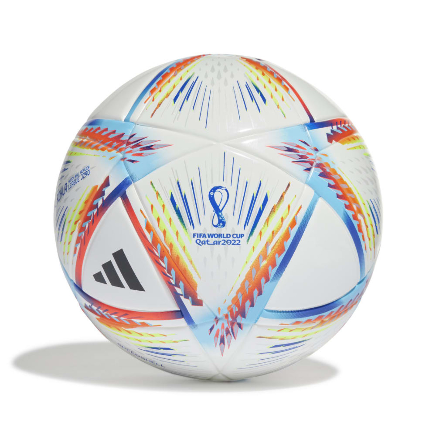 adidas Al Rihla League Ballon de Football J290 Enfants Blanc Bleu