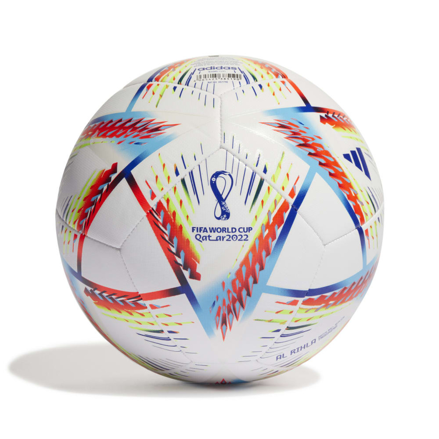adidas WK 2022 Al Rihla Training Voetbal Wit Blauw