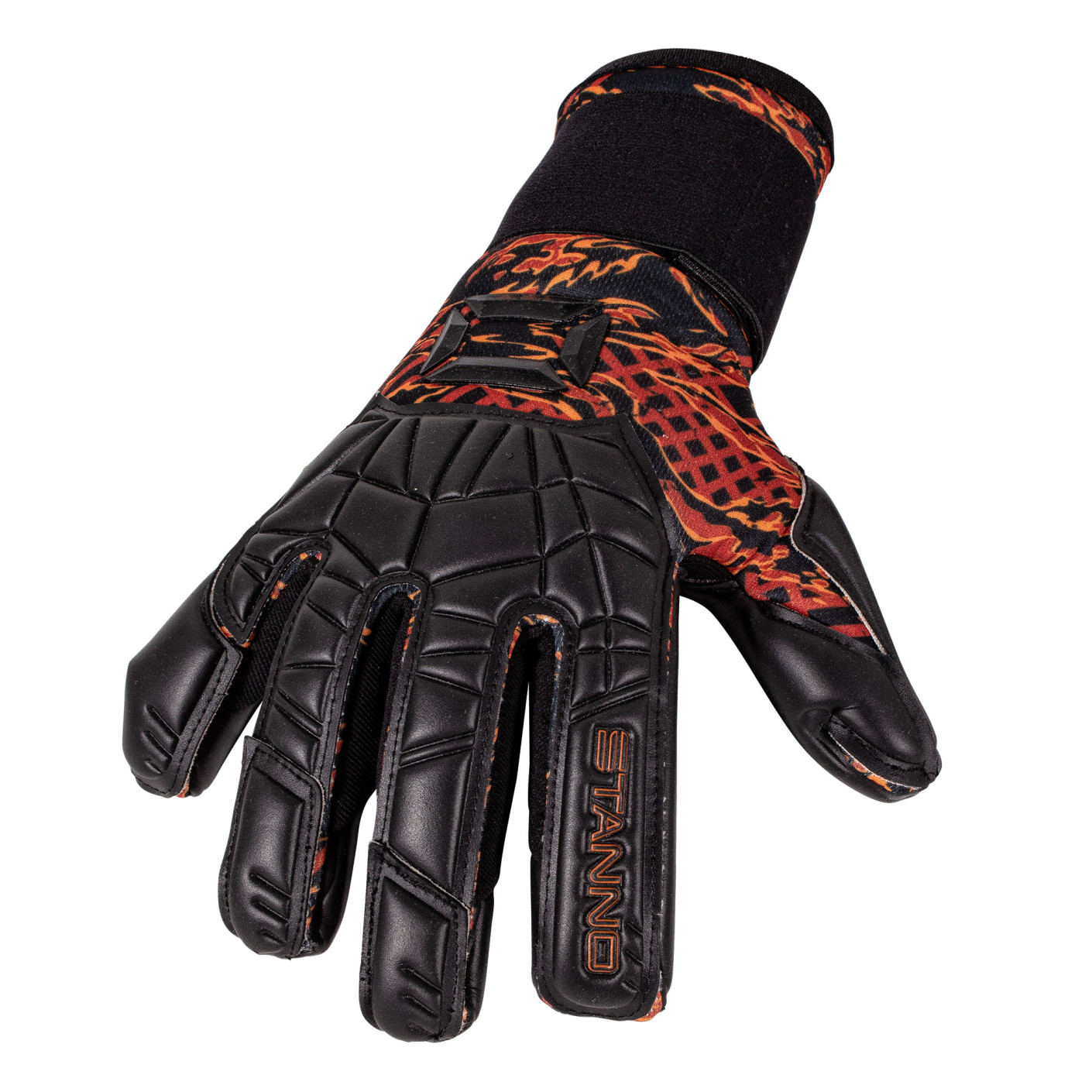 Stanno Claw Gants de Gardien de But Noir Orange
