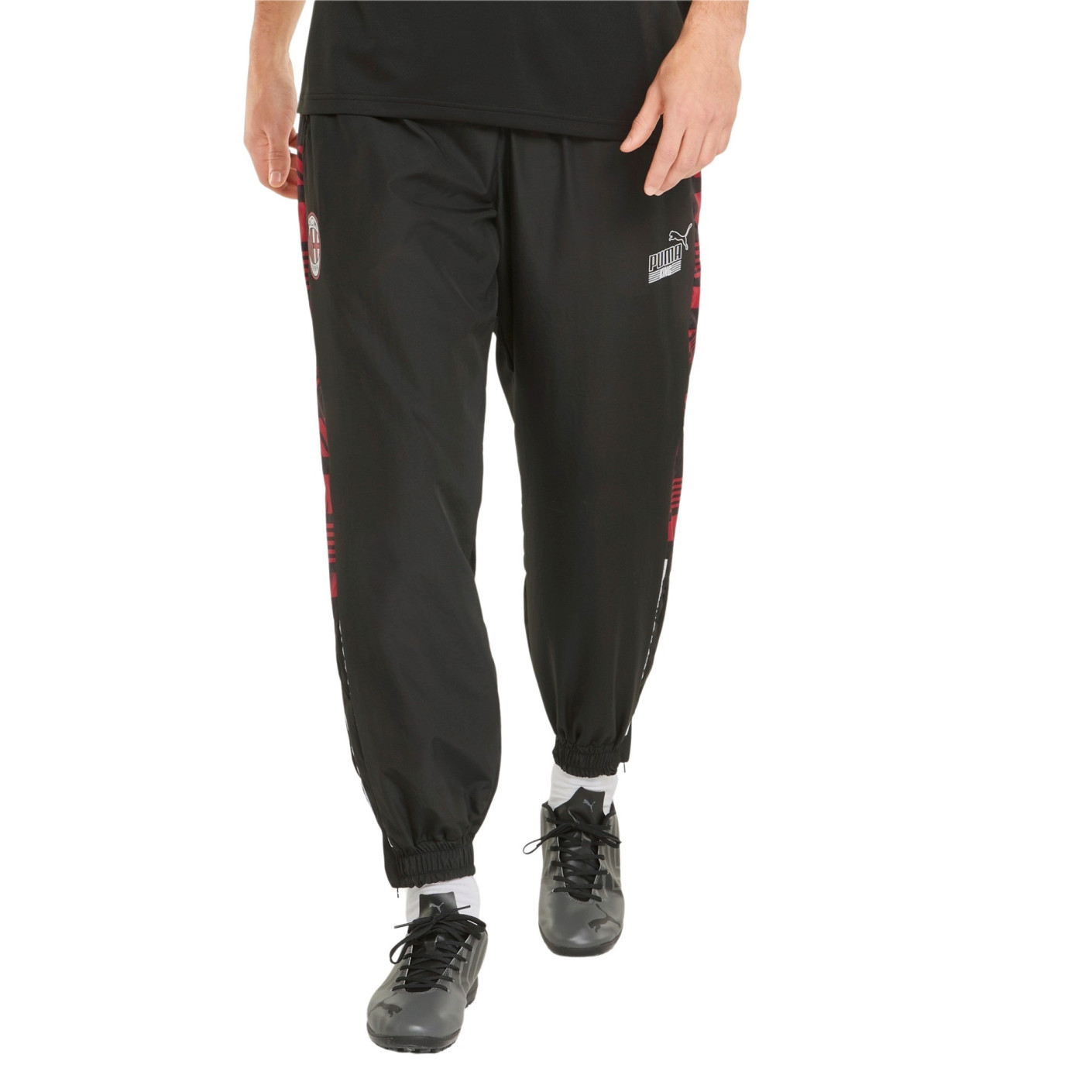 Pantalon de jogging PUMA AC Milan FTBLHeritage noir rouge