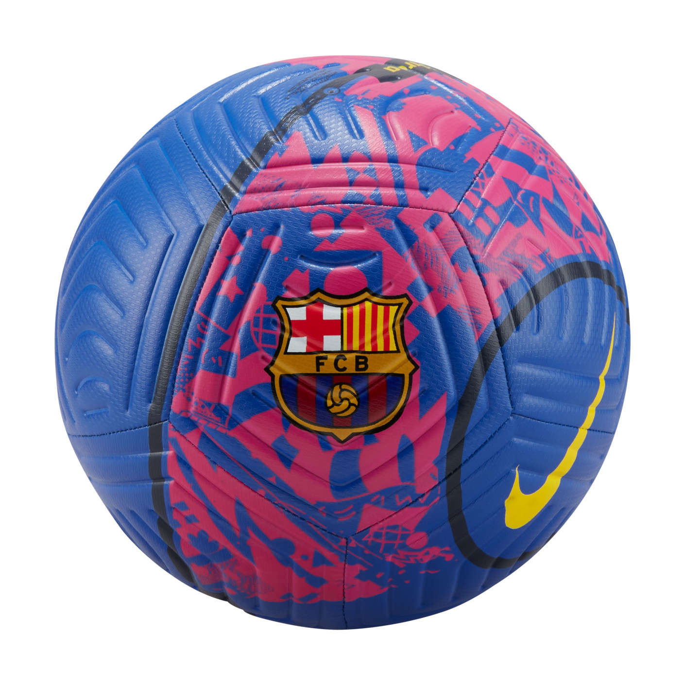 Nike FC Barcelona Strike Voetbal Maat 5 Blauw Rood