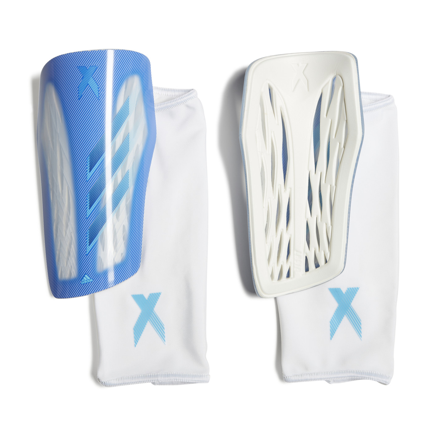 adidas X Protège-Tibias League Blanc Bleu
