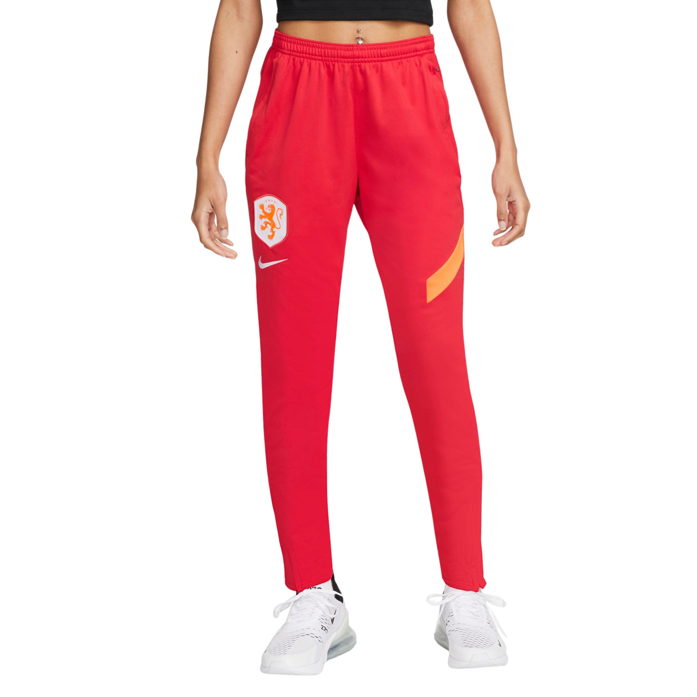 Nike Pays-Bas Academy Pro Pantalon d'Entraînement KPZ 2022-2023 Femmes Rouge Orange Blanc