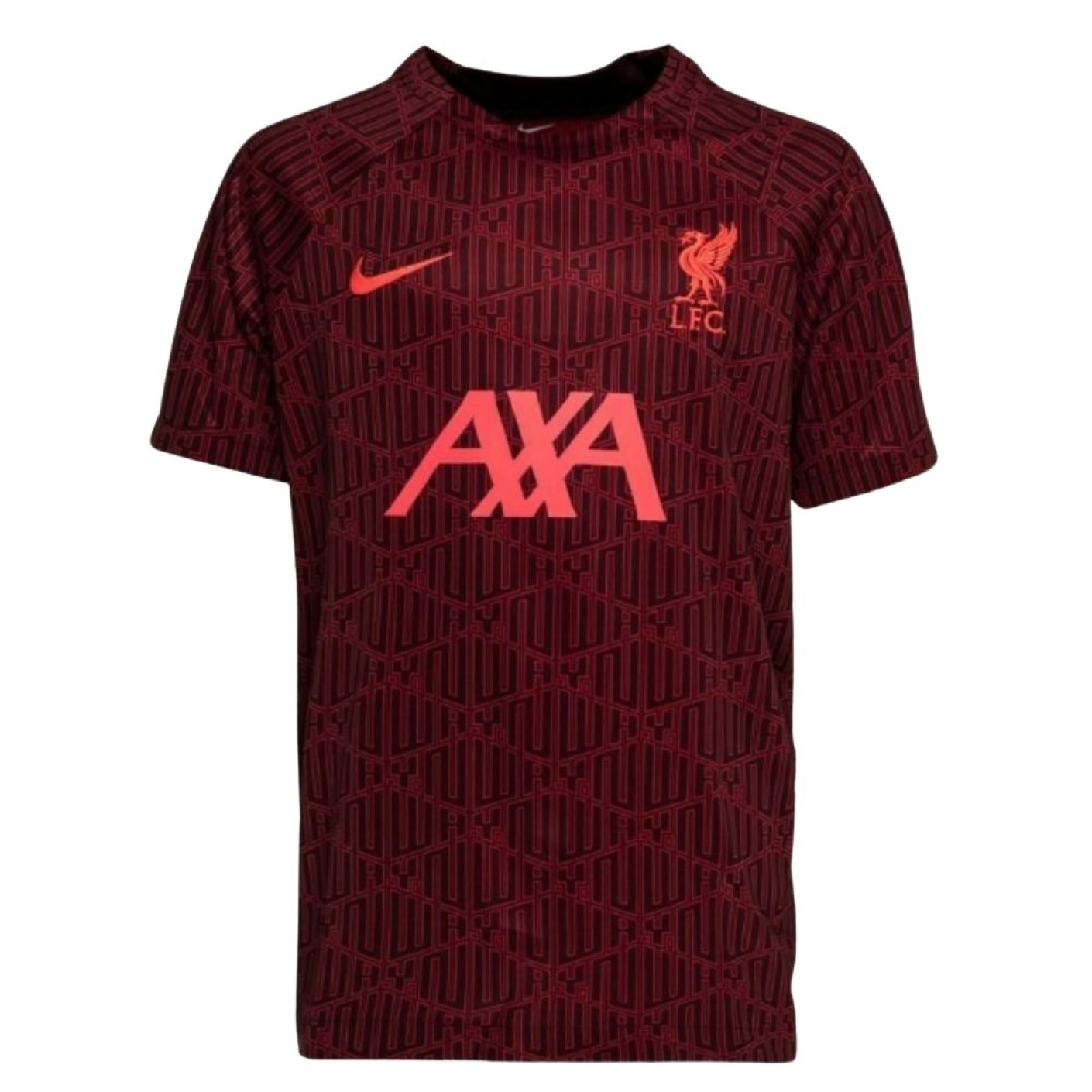 Nike Liverpool Pre Match Maillot d'Entraînement 2022-2023 Enfants Rouge Bordeaux Rouge