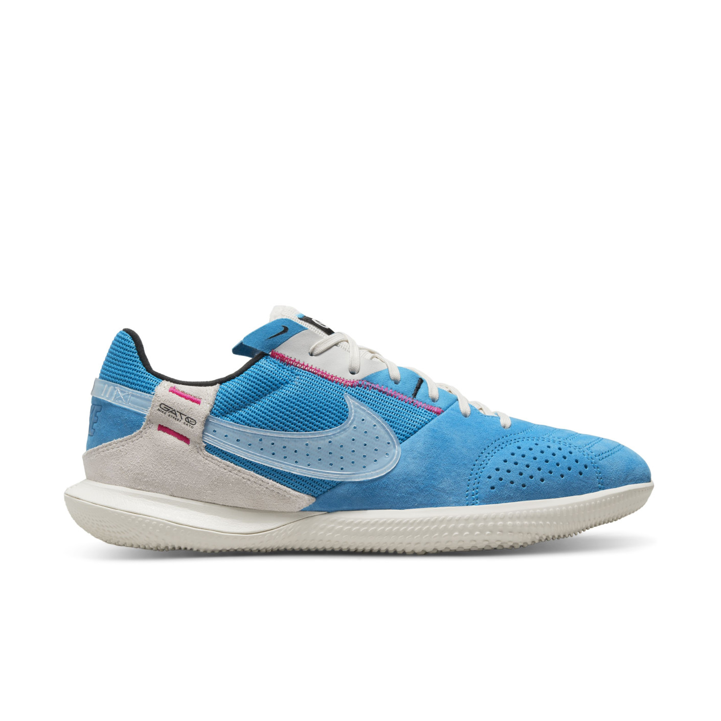 Nike StreetGato Straat / Zaalvoetbalschoenen Blauw Wit Roze