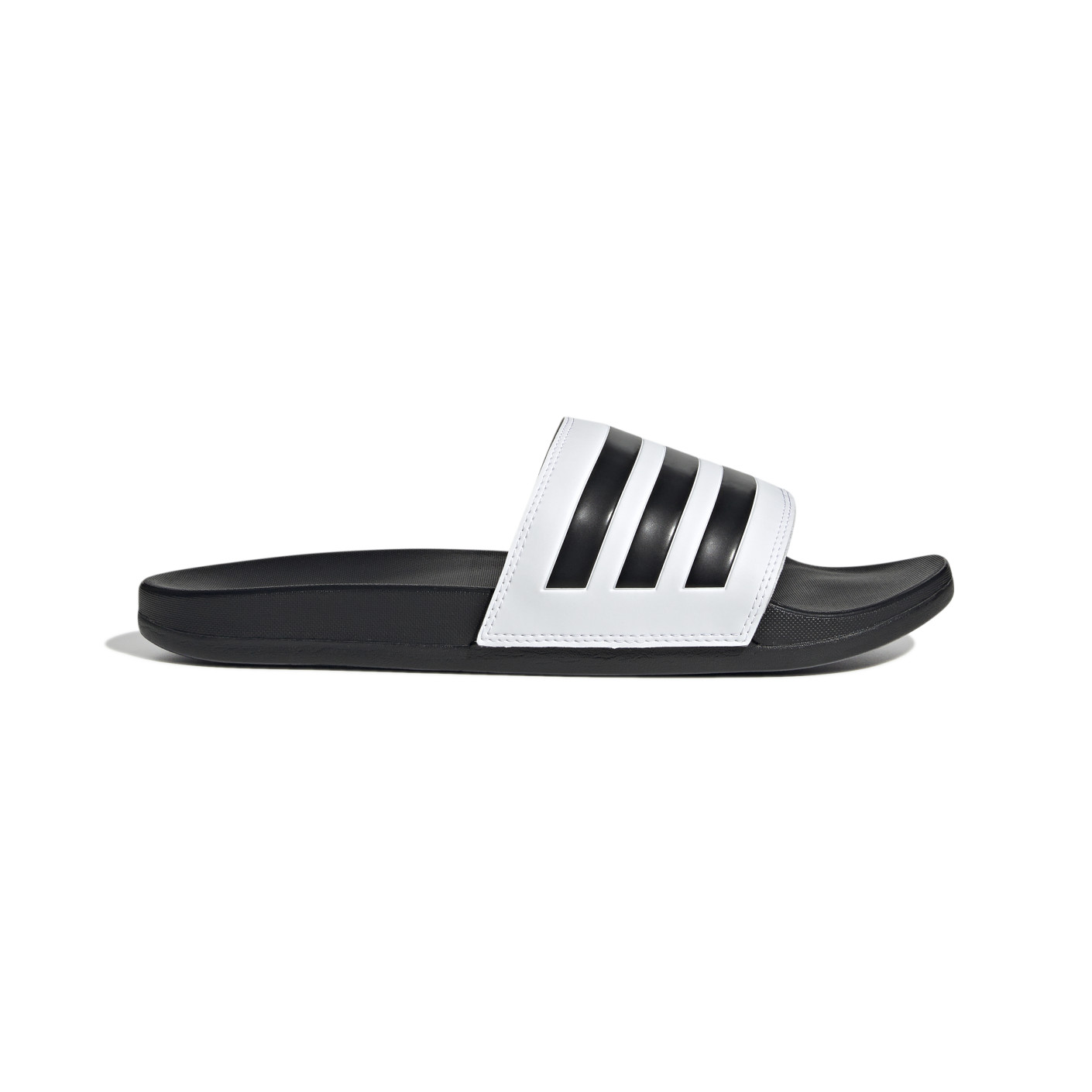 adidas Adilette Comfort Slippers Zwart Wit Zwart