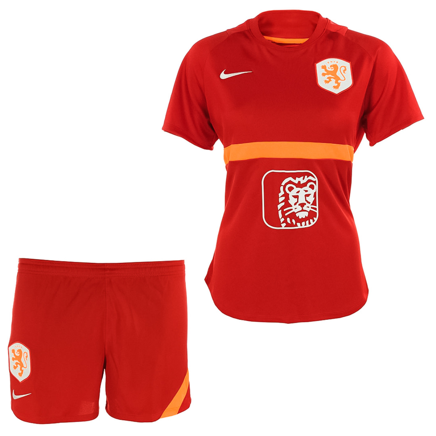 Nike Pays-Bas Academy Pro Ensemble Training 2022-2023 Femmes Rouge Orange
