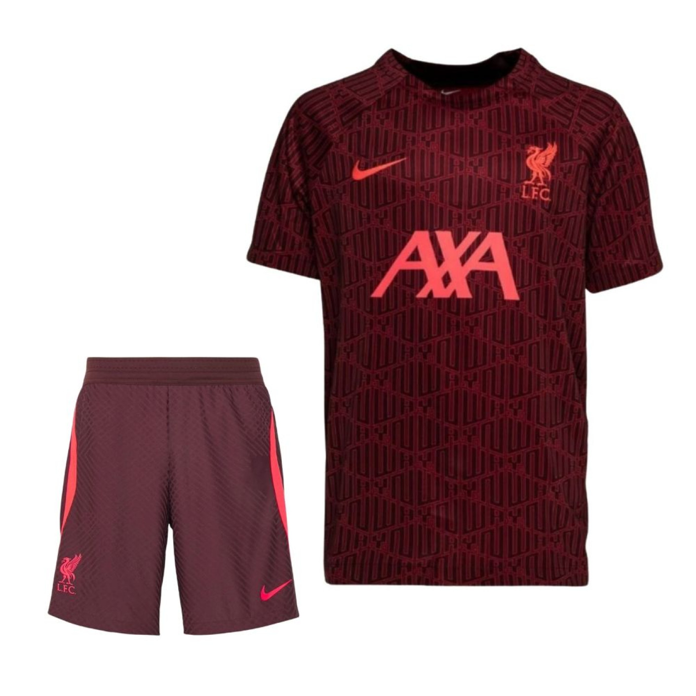 Nike Liverpool Pre Match Ensemble Training 2022 2023 Enfants Rouge Bordeaux Rouge Voetbalshop.be