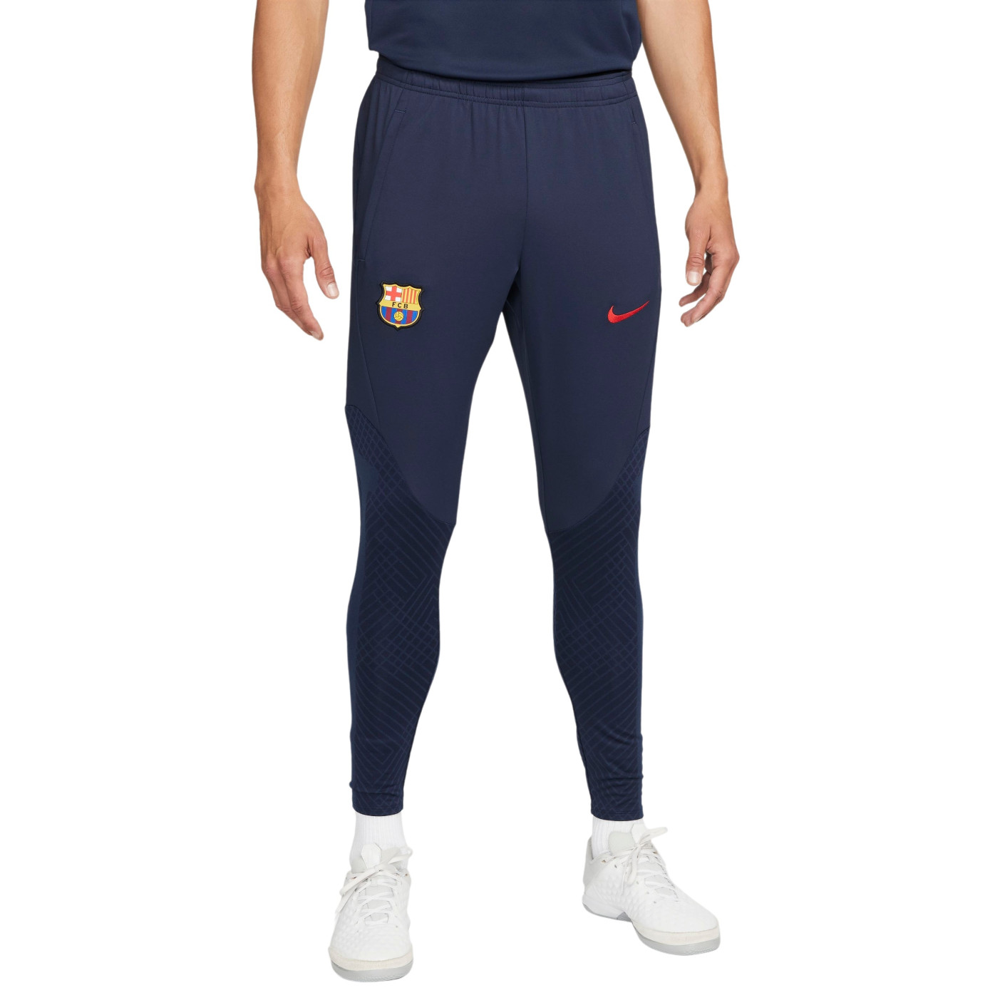 Nike FC Barcelone Strike Pantalon d'Entraînement 2022-2023 Bleu Foncé Rouge