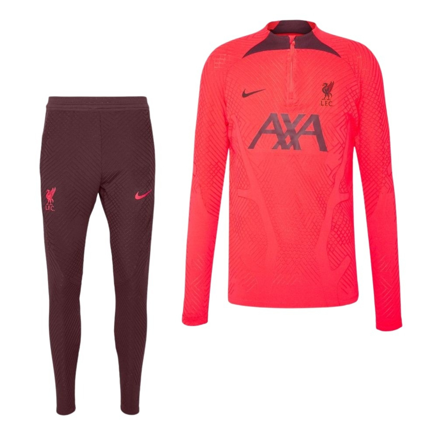 Nike Liverpool Strike Elite Trainingspak 2022 2023 Rood Bordeauxrood Voetbalshop.be