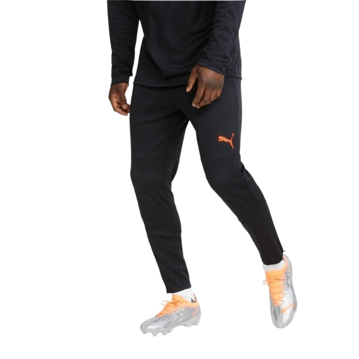 Pantalon de jogging PUMA IndividualFinal noir et orange
