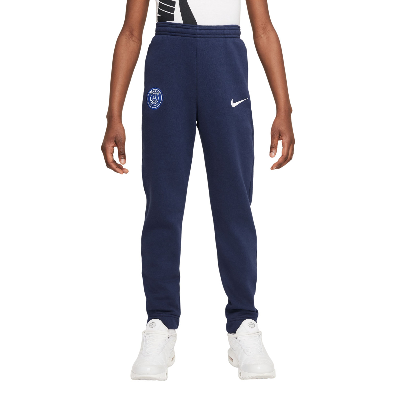 Nike Paris Saint-Germain GFA Fleece Pantalon d'Entraînement 2022-2023 Enfants Bleu Foncé Bleu Blanc