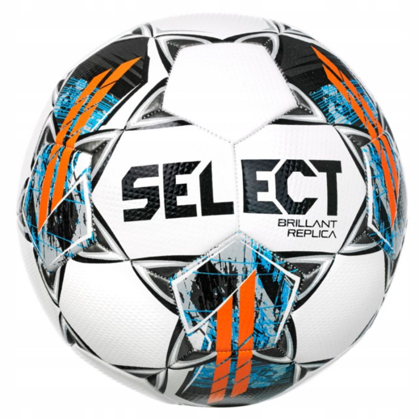 Select Brillant Replica v22 Ballon de Foot Blanc Bleu Orange
