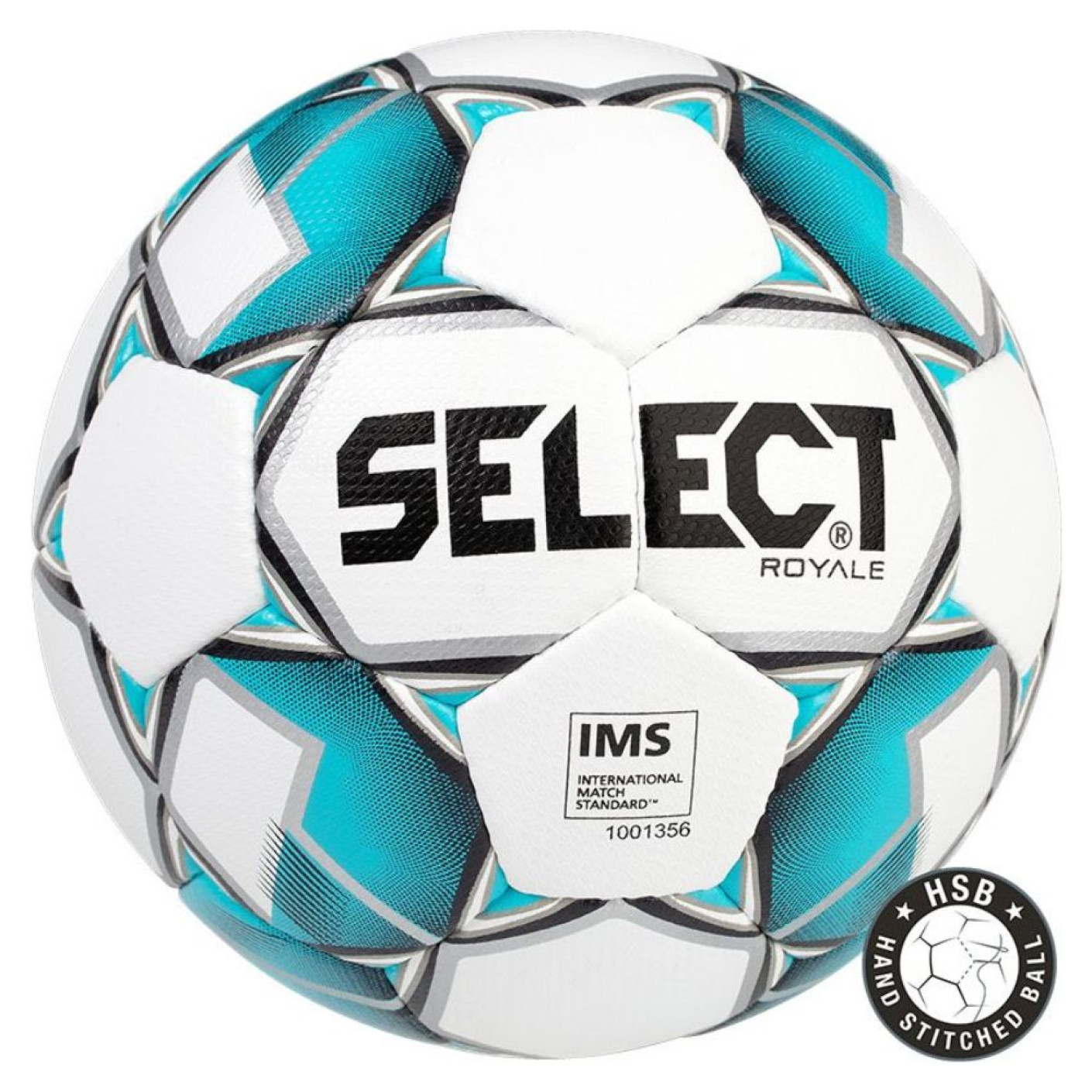 Select Royale Ballon de Football Taille 5 Blanc Bleu Clair