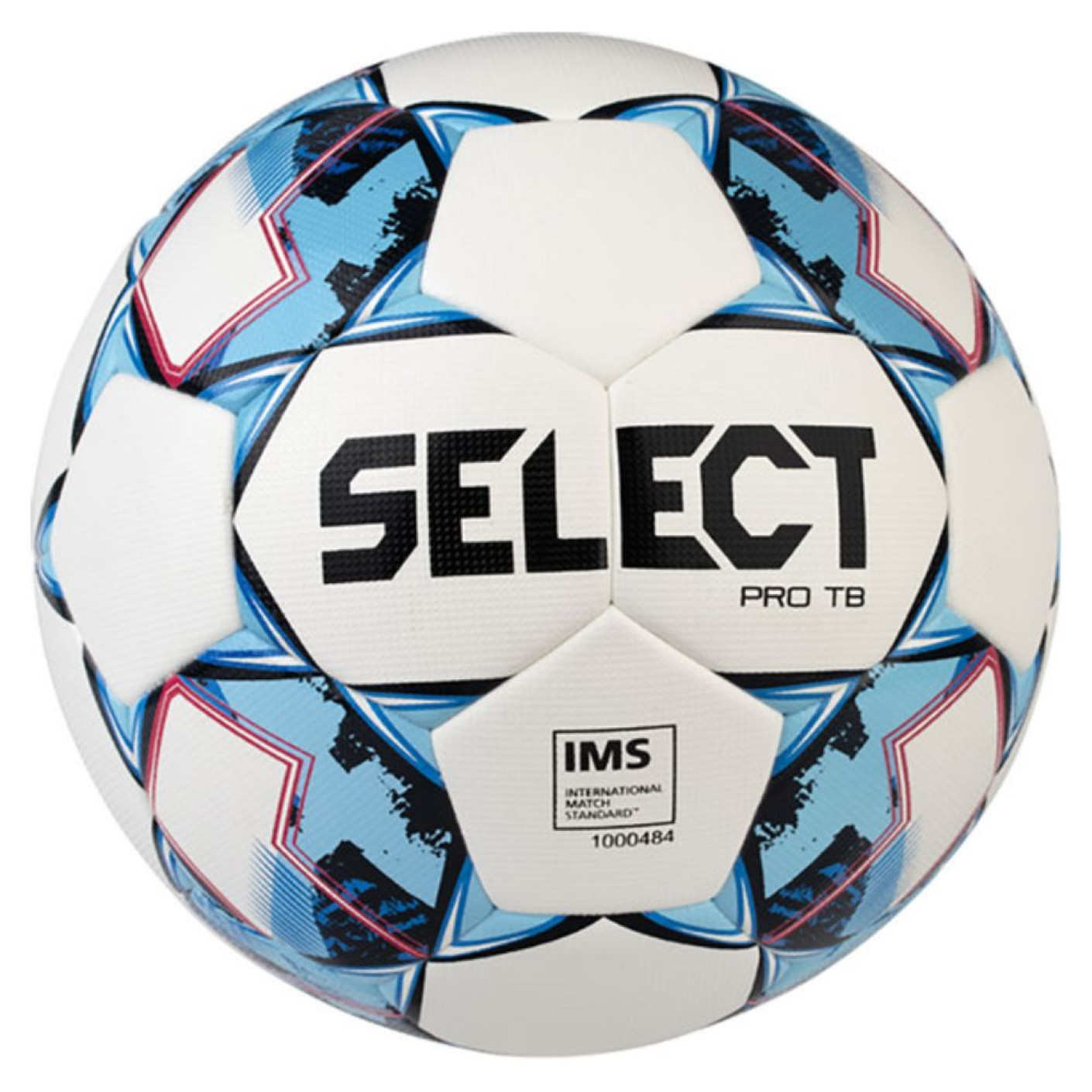 Select Pro TB v22 Ballon de Football Taille 5 Blanc Bleu clair Rouge