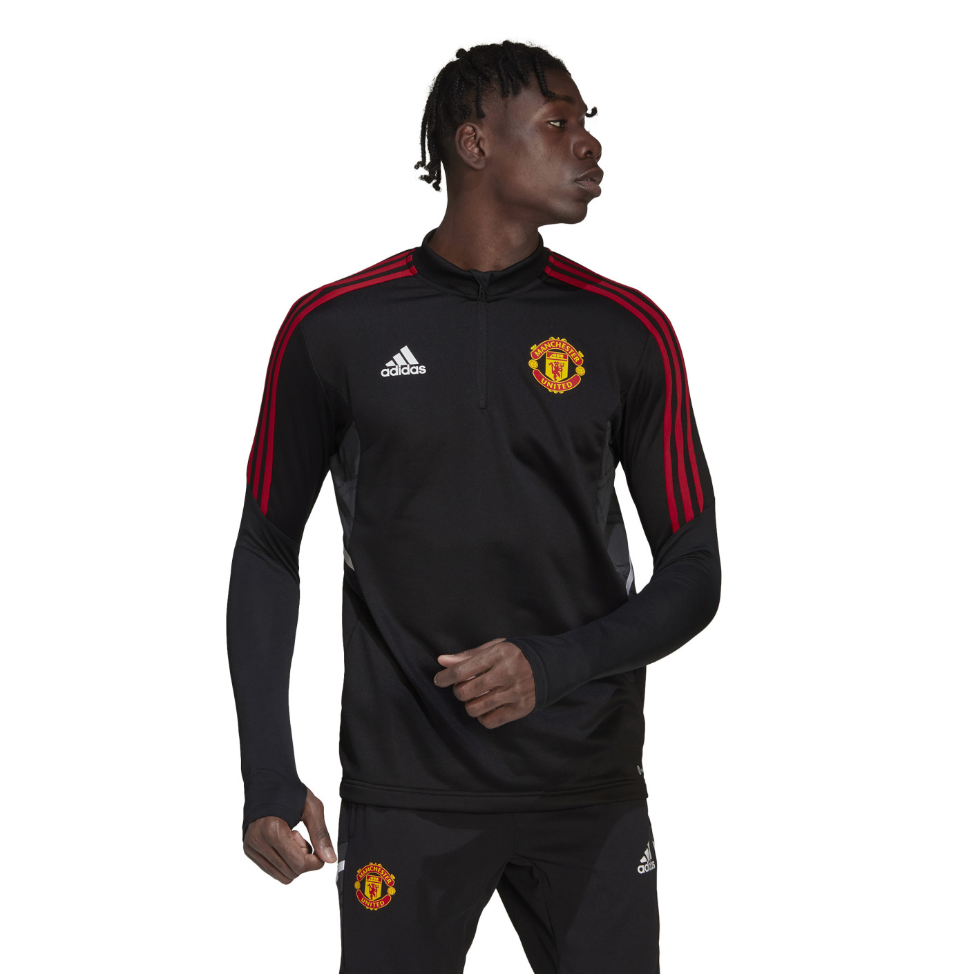 adidas Manchester United Haut d'Entraînement 2022-2023 Noir