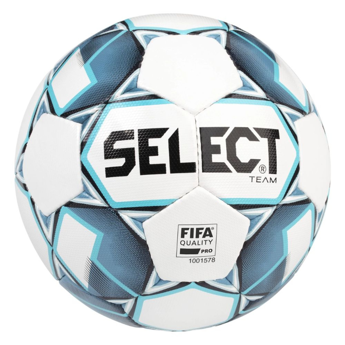 Select Team Ballon de Football Blanc Bleu
