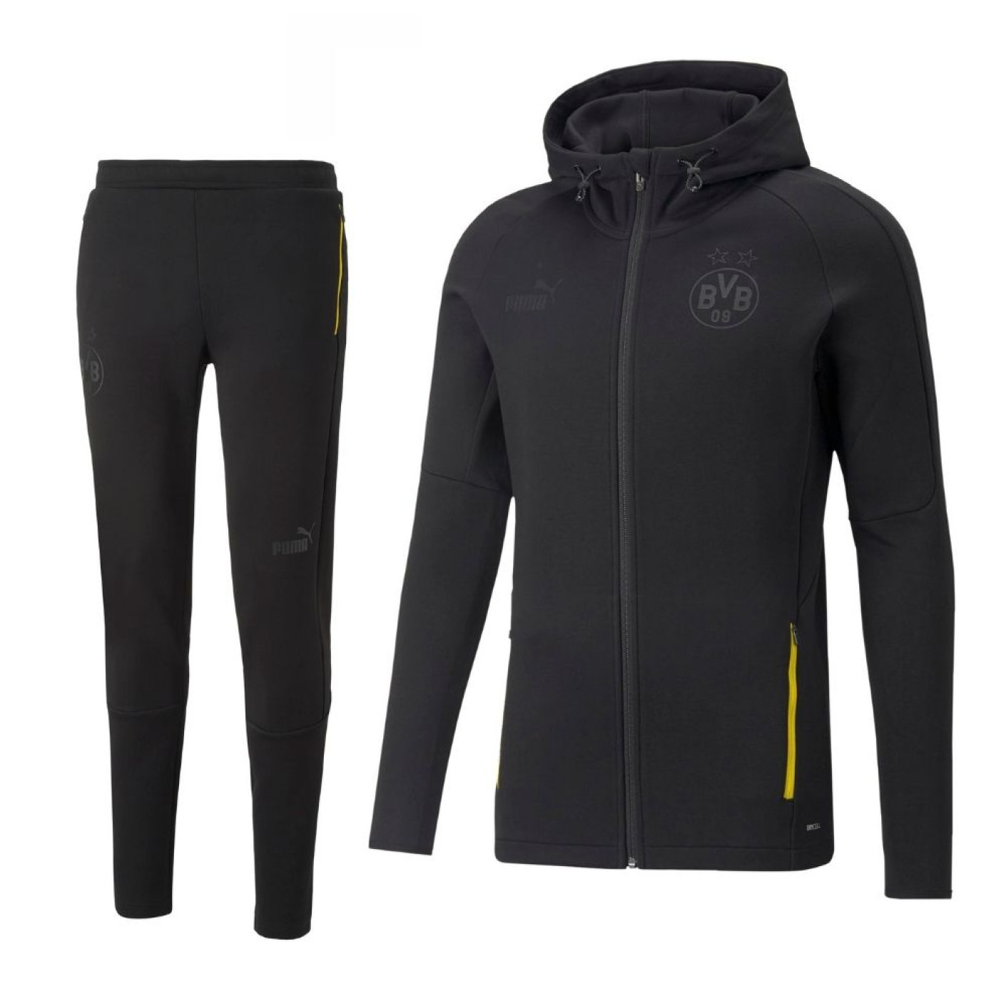 PUMA Borussia Dortmund Casual Survetement 2022 2023 Noir Voetbalshop.be