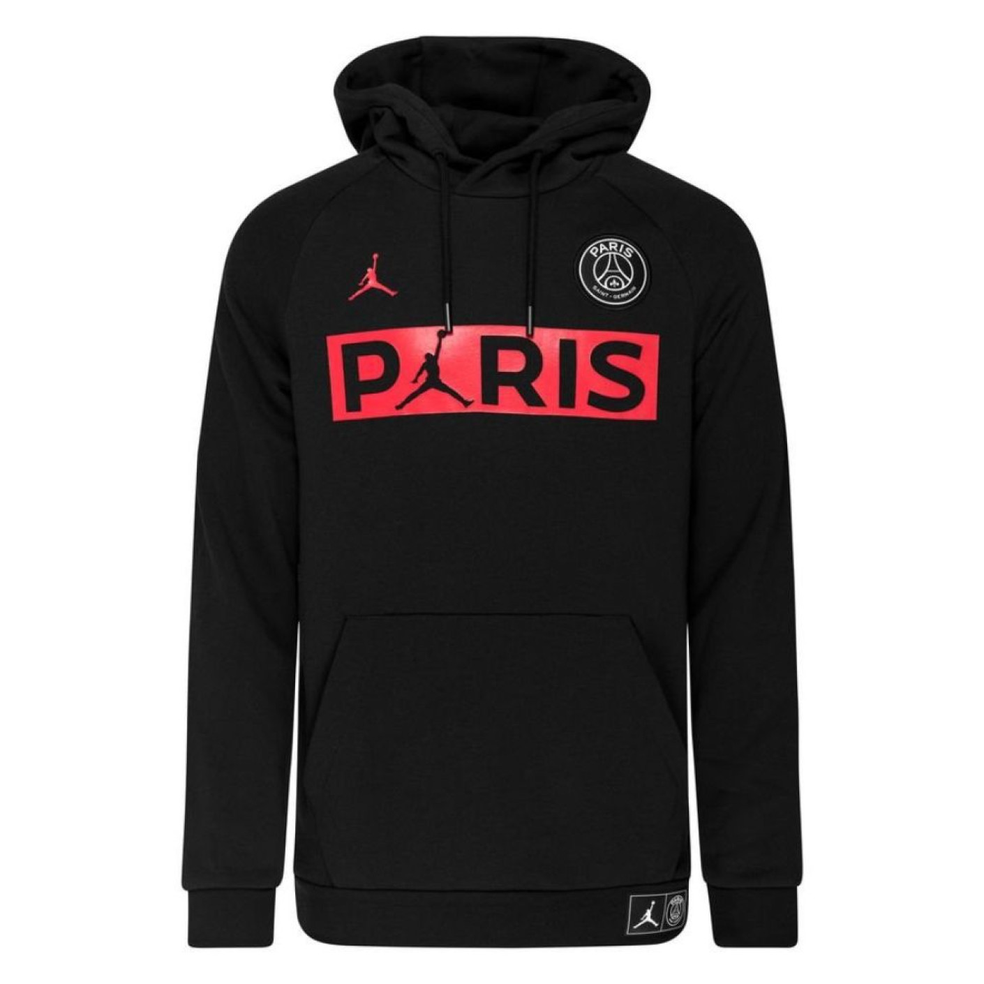 Nike Paris Saint Germain Jordan Jumpman Fleece Hoodie 2019-2020 Zwart Rood