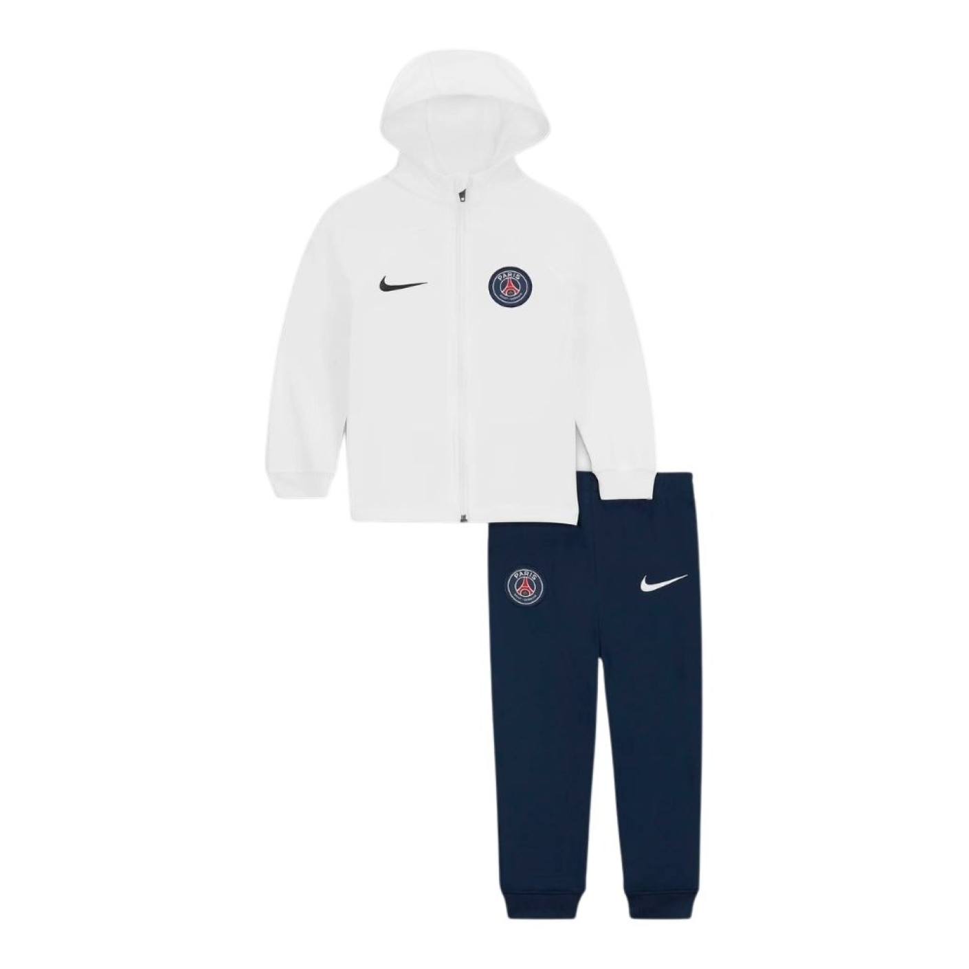 Nike Paris Saint Germain Survêtement 2022-2023 Enfants Bébé Blanc Bleu Foncé