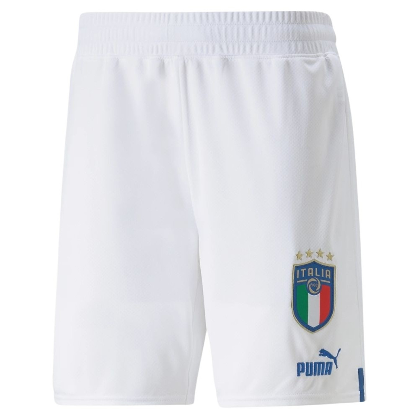 PUMA Italie Short de Football 2022-2024 Blanc Bleu