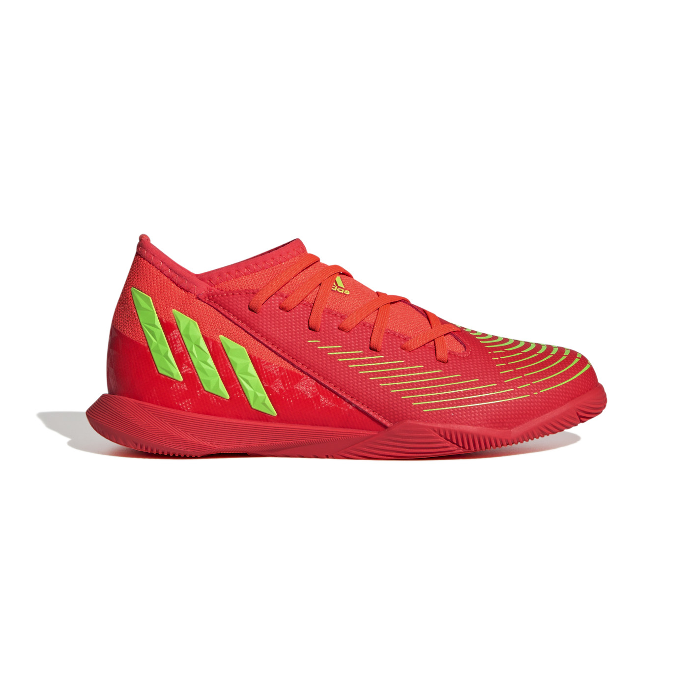 adidas Predator Edge.3 Chaussures de Foot en Salle (IN) Enfants Rouge Vert