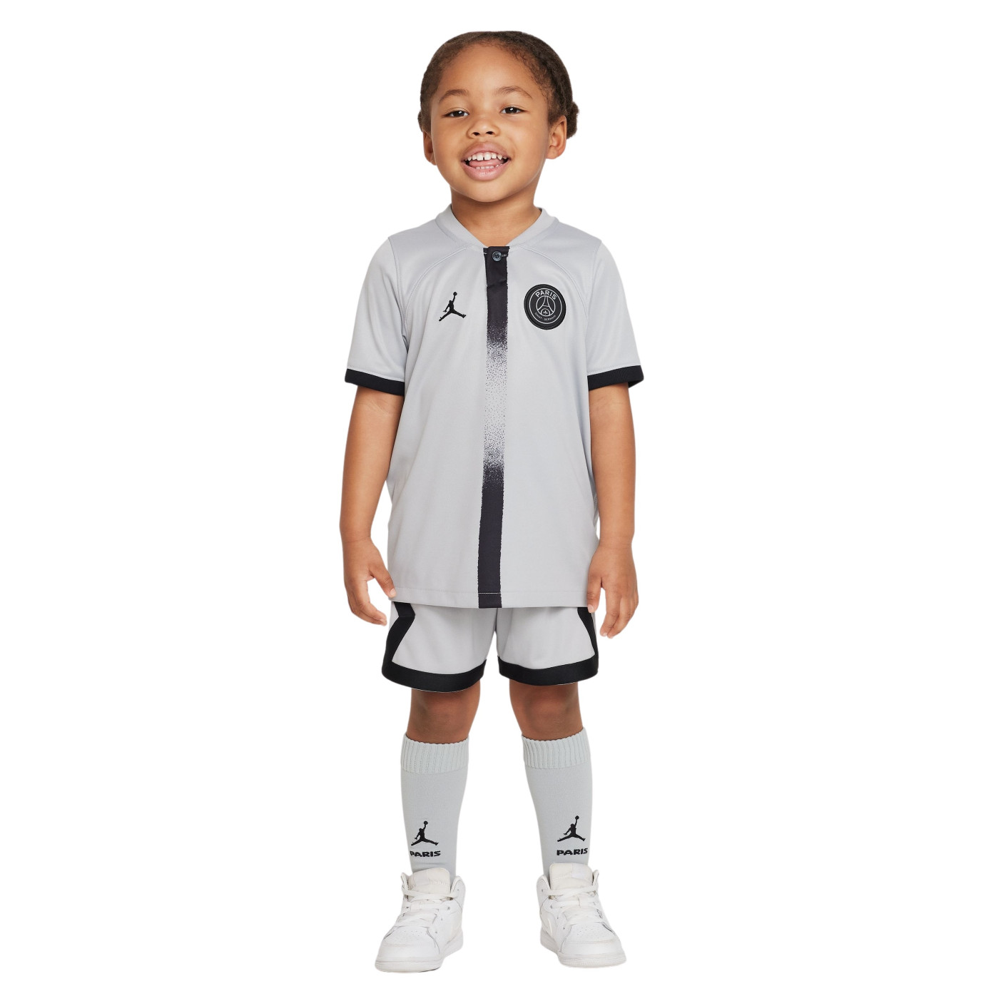 Nike Paris Saint-Germain Mini Kit Extérieur 2022-2023 Enfants Tout-Petits Gris Noir