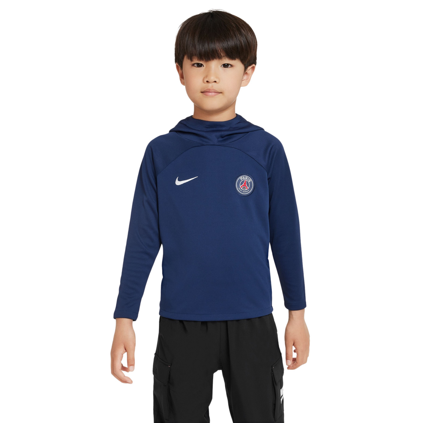 Nike Paris Saint-Germain Academy Pro Sweat à Capuche 2022-2023 Enfants Tout-Petits Bleu Foncé Blanc