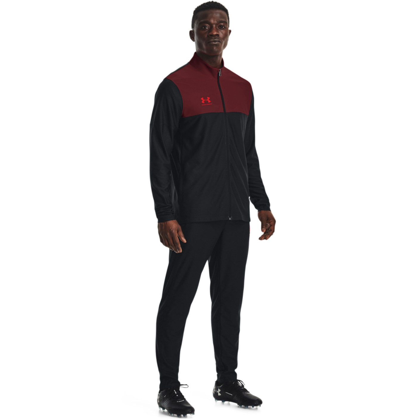 Under Armour Challenger Survetement Noir Bordeaux Rouge Voetbalshop.be