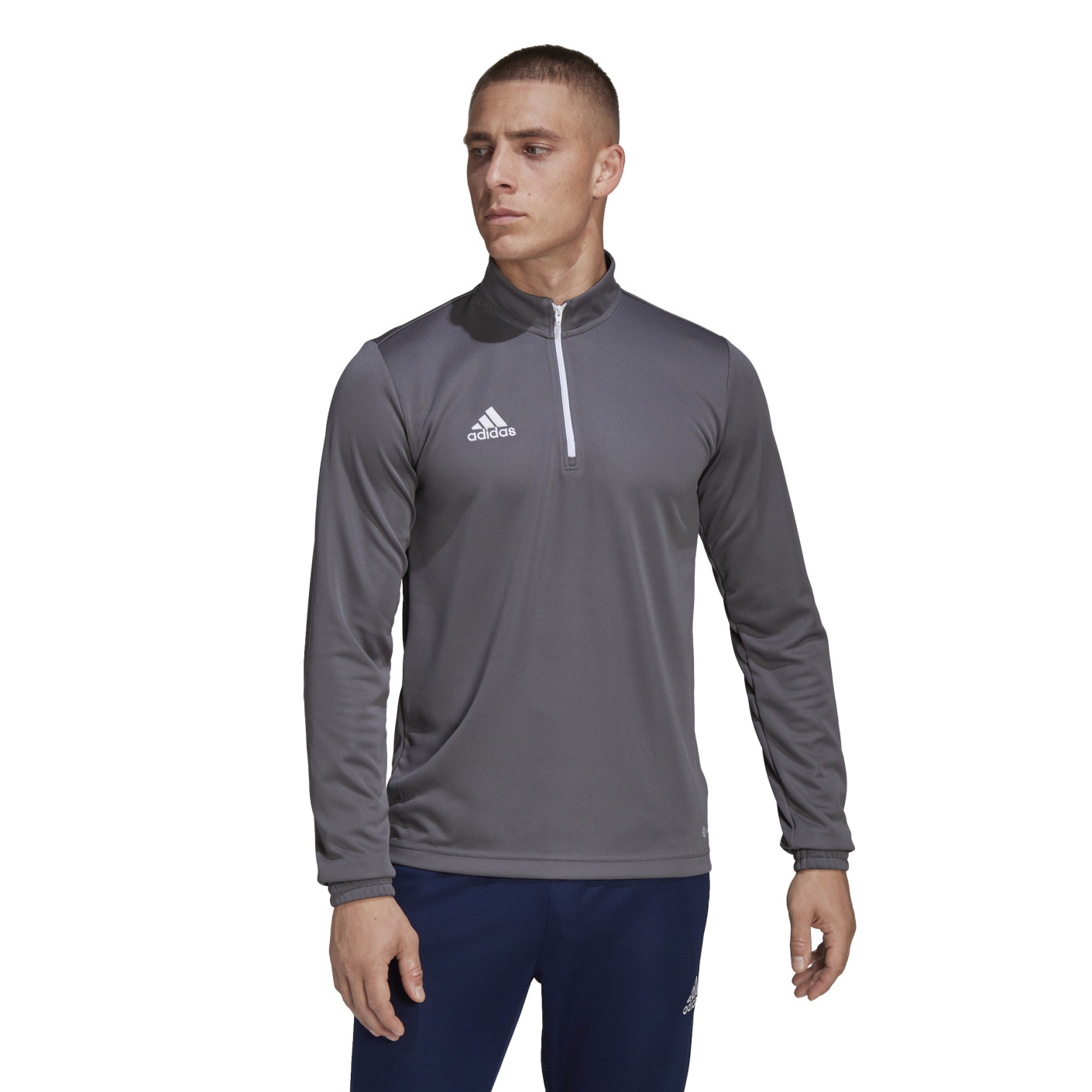 adidas Entrada 22 Haut d'Entraînement Gris Blanc