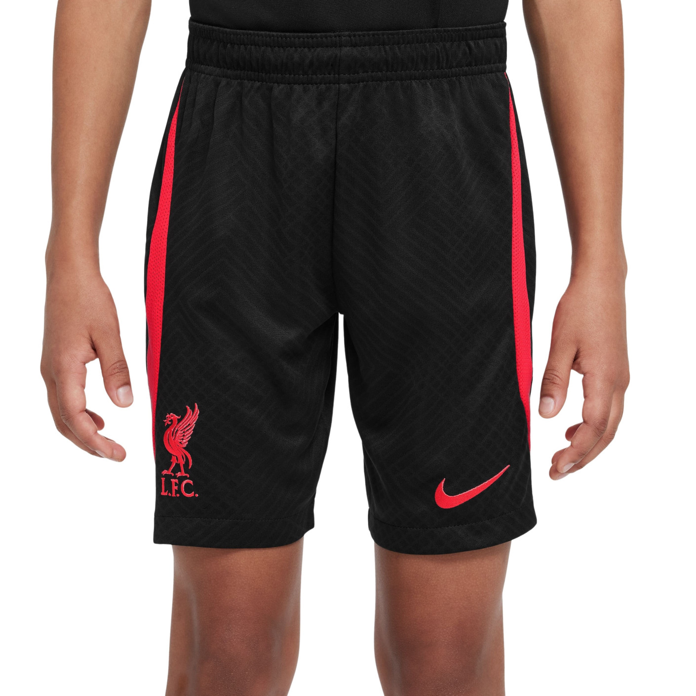 Nike Liverpool Strike Trainingsbroekje 2022-2023 Kids Zwart Rood