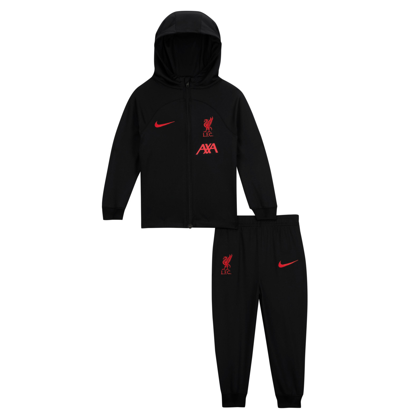 Nike Liverpool Strike Survêtement 2022-2023 Bébé Noir Rouge