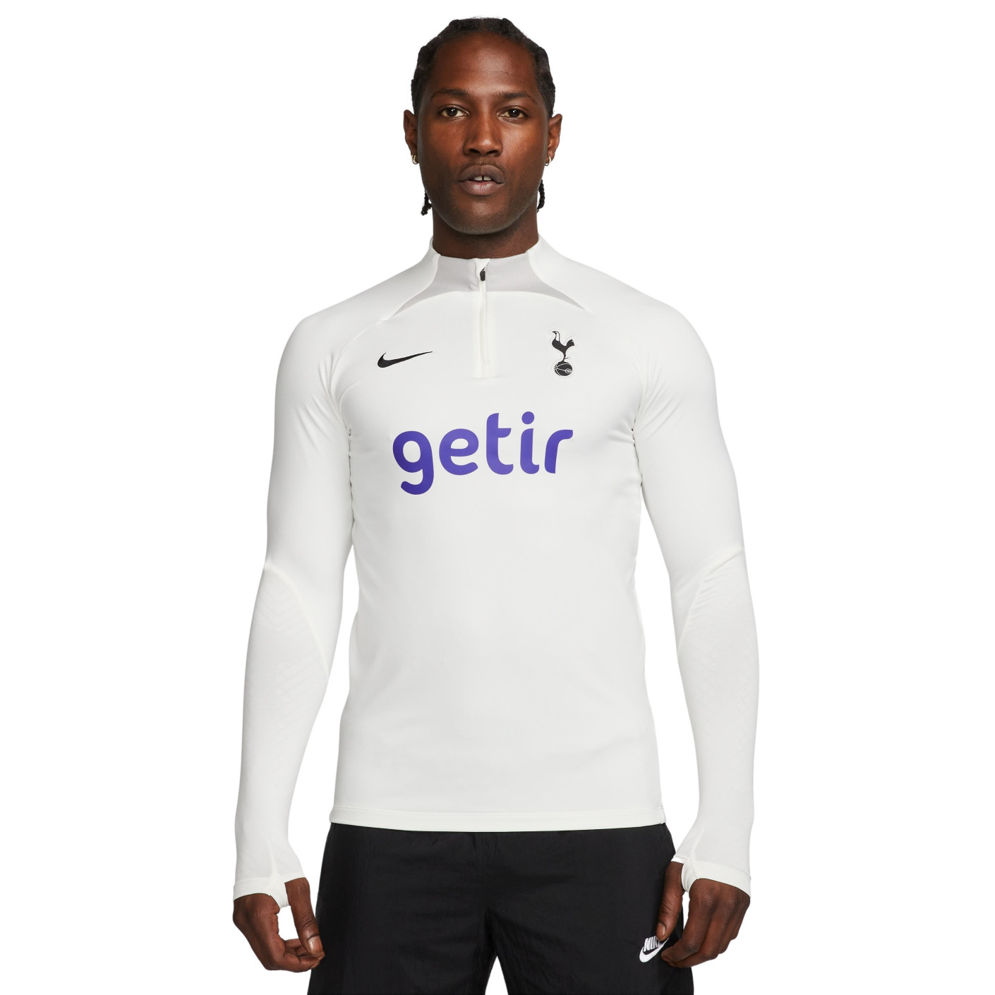 Nike Tottenham Hotspur Strike Haut d'Entraînement 2022-2023 Blanc Noir