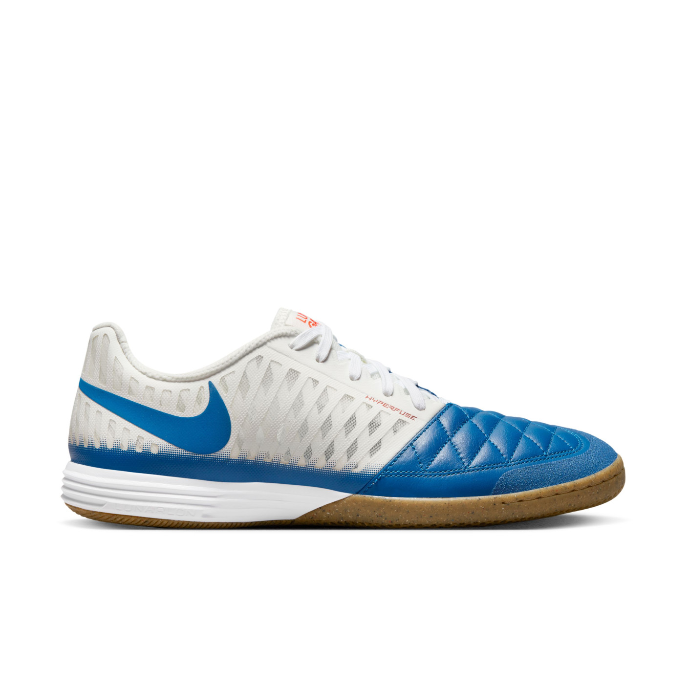 Nike Lunargato II Chaussures de Foot en Salle (IN) Blanc Bleu Brun