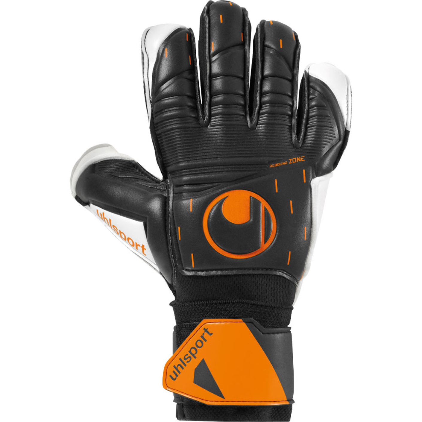 Uhlsport Speed Contact Soft Flex Frame Gants de Gardien de But Noir Blanc Orange