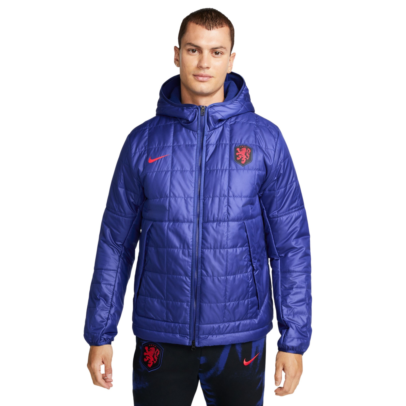 Veste nike on sale orange bleu