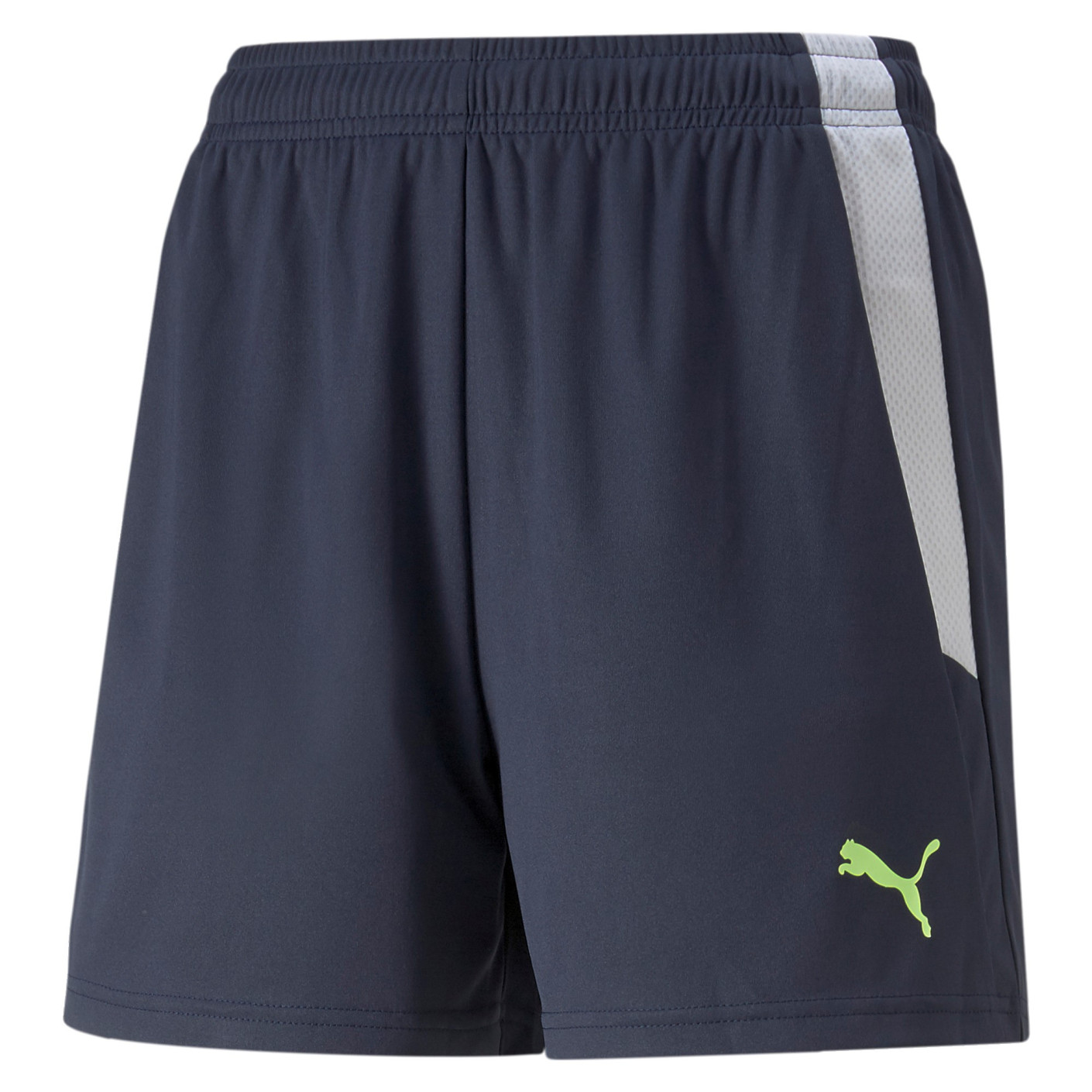 PUMA Individual Liga Trainingsbroekje Dames Donkerblauw Lichtgroen