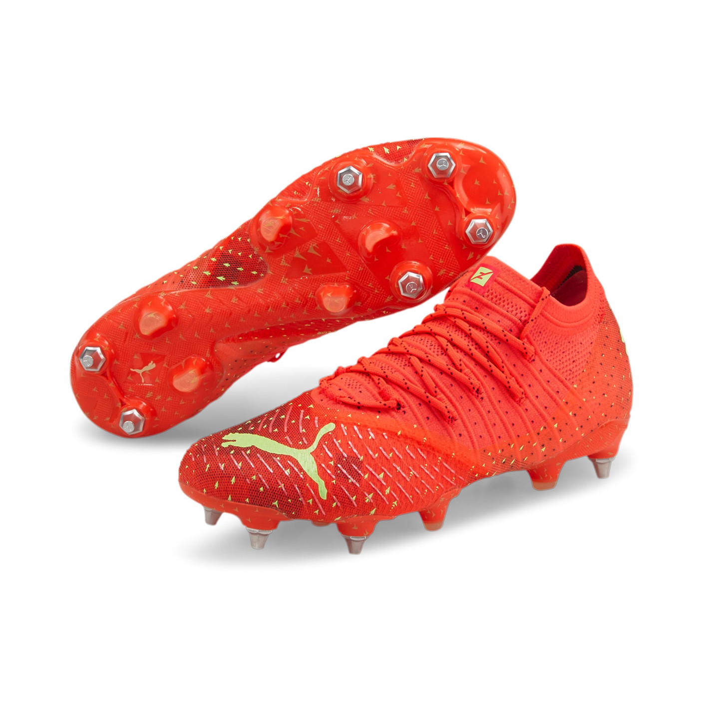 Crampon puma orange top