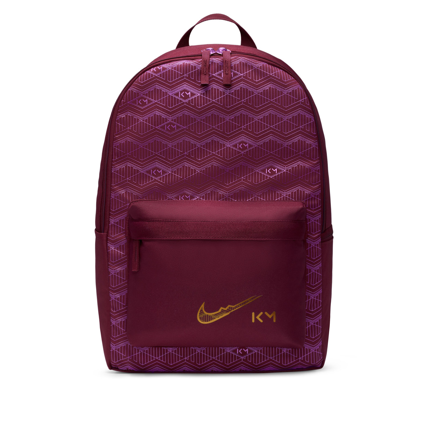 Nike Heritage KM Rugzak Kids Donkerrood Goud