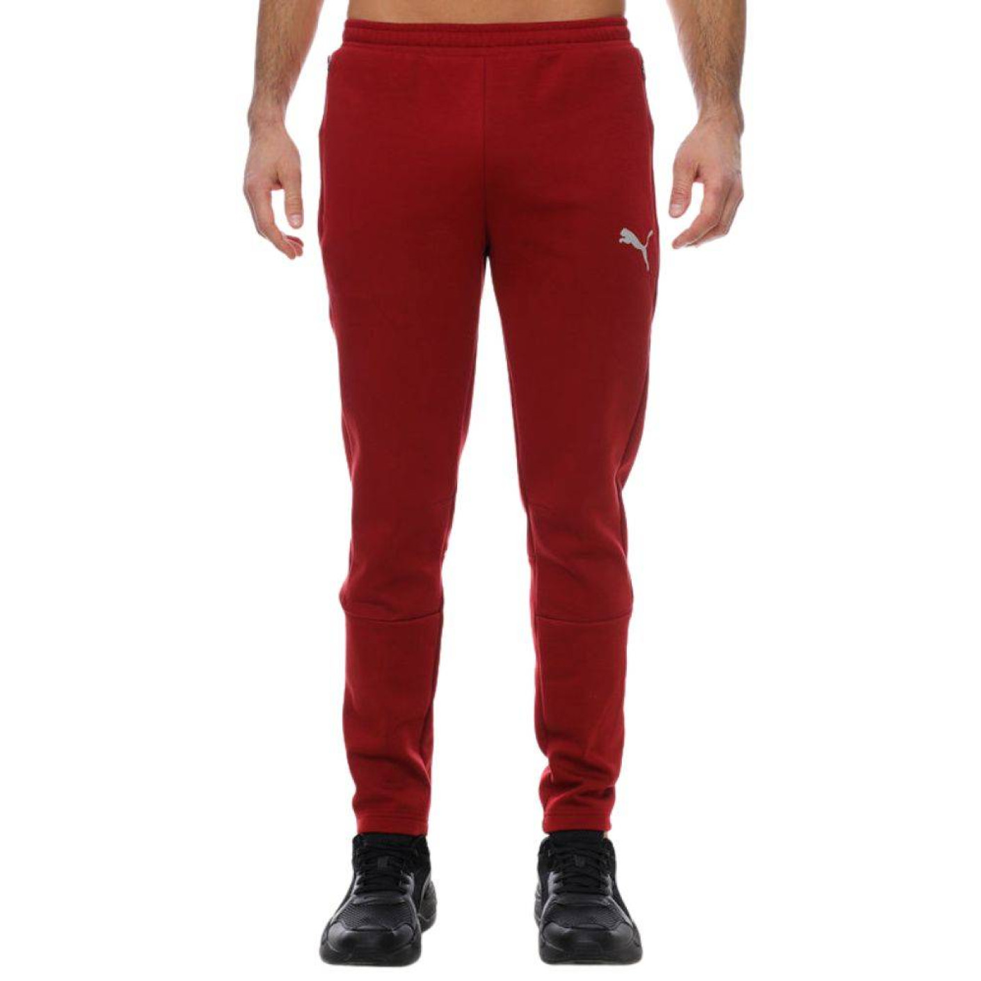 PUMA Evostripe Sweat Trainingsbroek Bordeauxrood